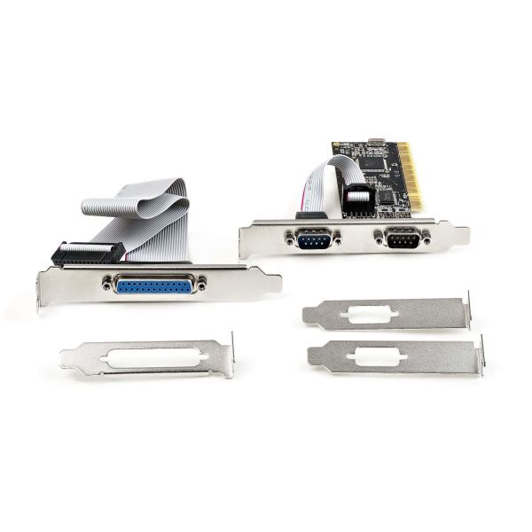 StarTech.com PCI Serial Parallel Combo Card with Dual Serial RS232 Ports (DB9) & 1x Parallel LPT Port (DB25) - PCI Combo Adapter Card - PCI Expansion Card Controller - PCI to Printer Card (PCI2S1P2) StarTech.com PCI Serial Parallel Combo Card with Dual Serial RS232 Ports (DB9) & 1x Parallel LPT Port (DB25) - PCI Combo Adapter Card - PCI Expansion Card Controller - PCI to Printer Card (PCI2S1P2)