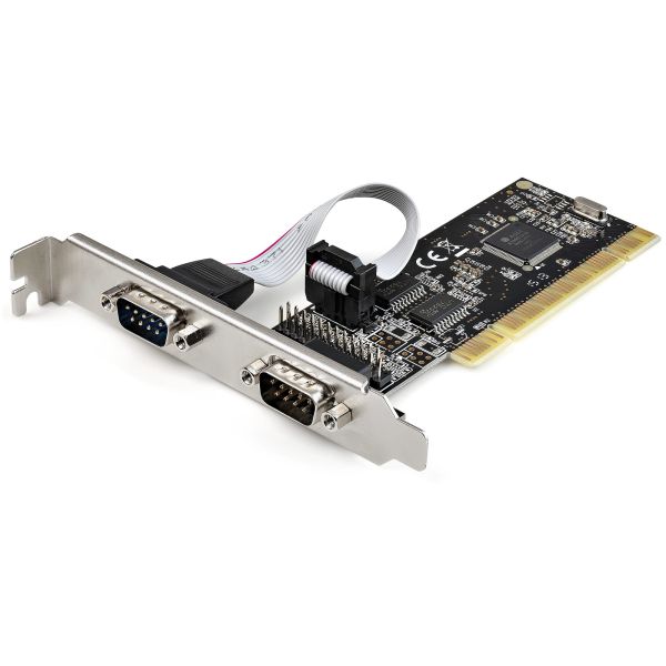StarTech RS232 PCI Card - PCI to 2 Serial Port Card - PCI 2-Port DB9 Serial Controller Card (PCI2S1P2)