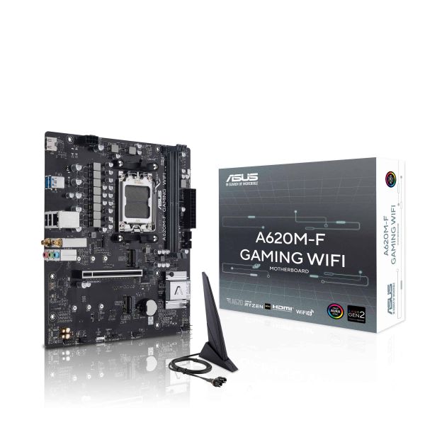 ASUS A620M-F GAMING WIFI AMD A620 Socket AM5 micro ATX (90MB1KT0-M0EAY0)