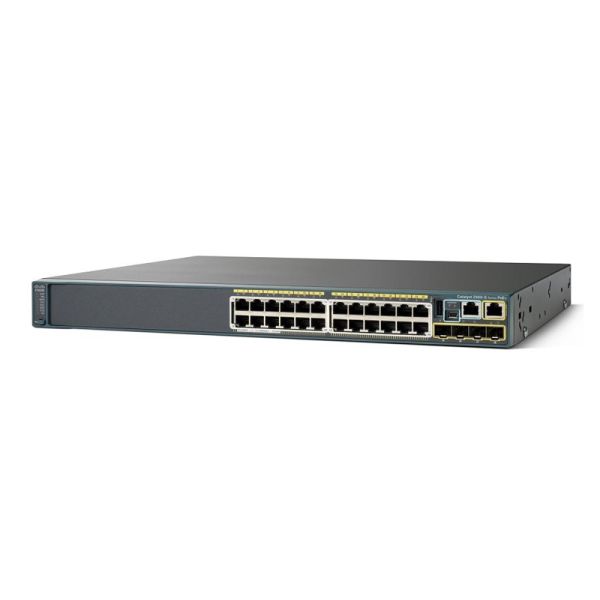 Cisco Refurb/Catalyst 2960 Plus 24 10/100 PoE+ (WS-C2960+24PC-S-RF)