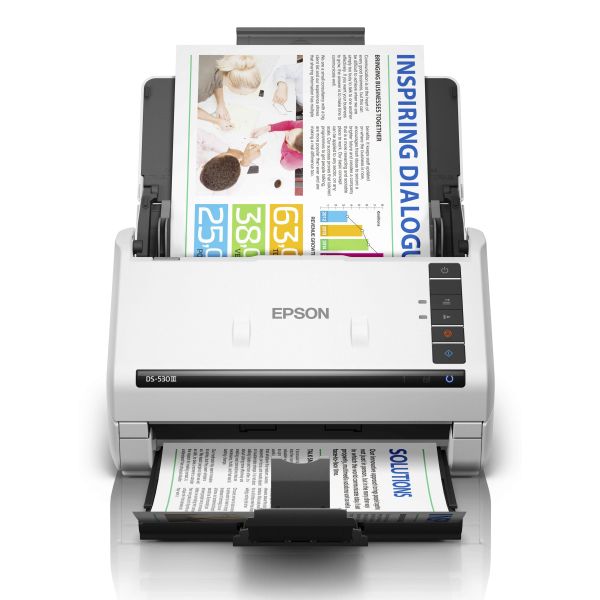 Epson WorkForce DS-530III Paginascanner 600 x 600 DPI A4 Wit (B11B286401)