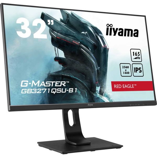 iiyama G-MASTER GB3271QSU-B1 computer monitor 80 cm (31.5") 2560 x 1440 Pixels Wide Quad HD LED Zwart (GB3271QSU-B1)