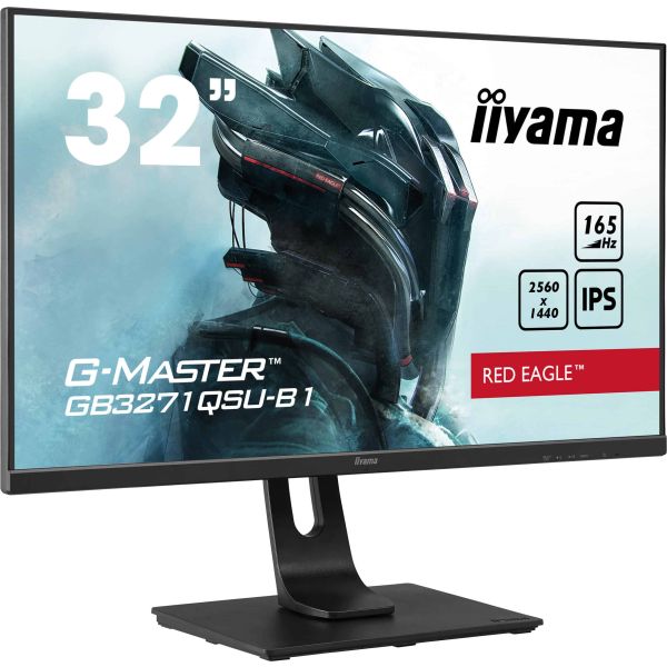iiyama G-MASTER GB3271QSU-B1 computer monitor 80 cm (31.5") 2560 x 1440 Pixels Wide Quad HD LED Zwart (GB3271QSU-B1)