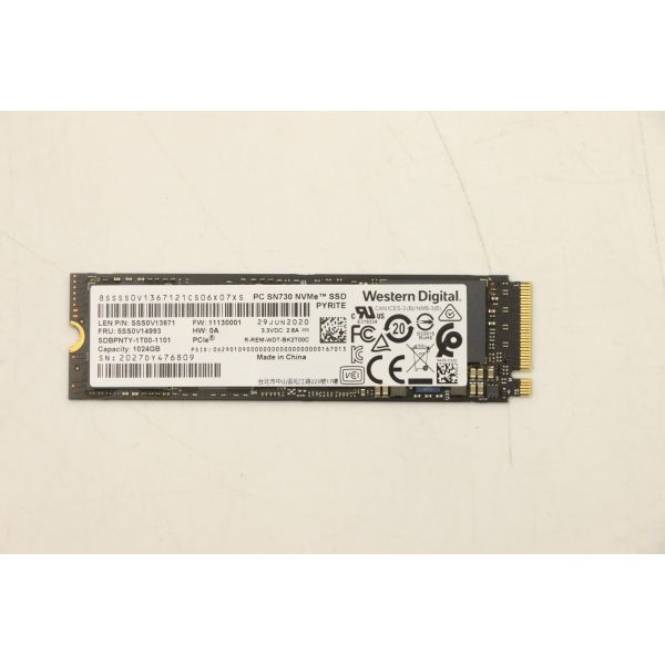 Lenovo SSD 1TB M.2 NVMe PCIe 2280 (01FR582)