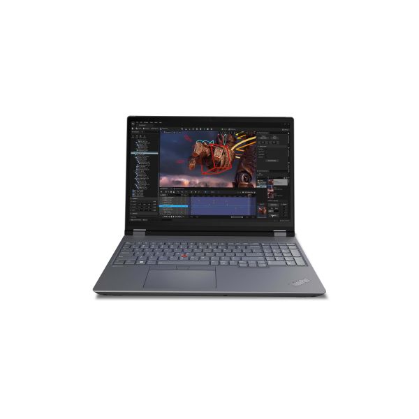 Lenovo ThinkPad P16 Gen 2 Intel® Core™ i9 i9-13980HX Mobiel werkstation 40,6 cm (16") WQXGA 32 GB DDR5-SDRAM 1 TB SSD NVIDIA RTX 3500 Ada Wi-Fi 6E (802.11ax) Windows 11 Pro Frans Grijs, Zwart (21FA000GFR)