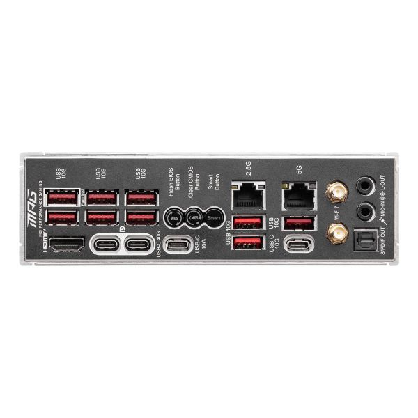 MSI MPG X870E CARBON WIFI moederbord AMD X870E Socket AM5 ATX (MPG X870E CARBON WIFI)