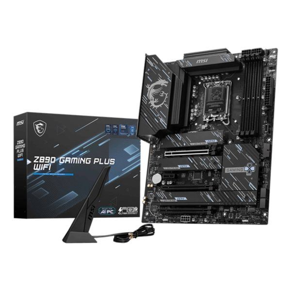 MSI Z890 GAMING PLUS WIFI moederbord Intel Z890 LGA 1851 (Socket V1) ATX (Z890 GAMING PLUS WIFI)