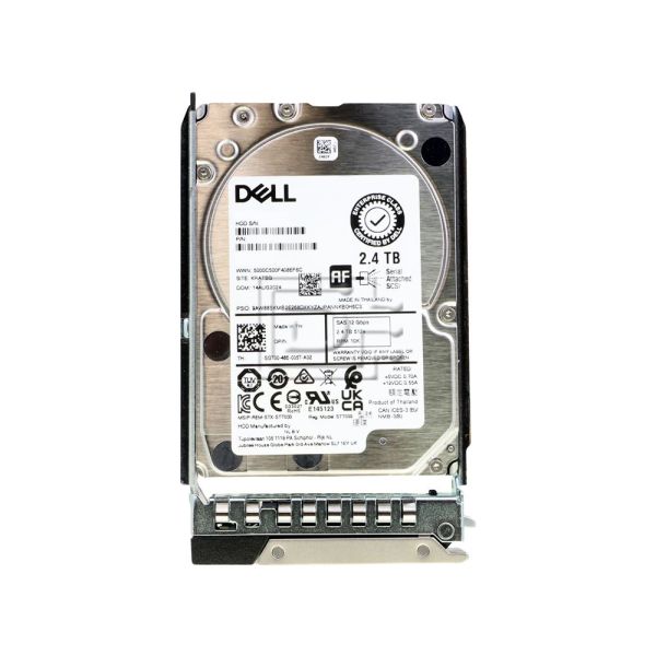 Dell 2.4TB 10K RPM SAS Hard Drive met Self-Encrypting (400-AVHG-RFB)