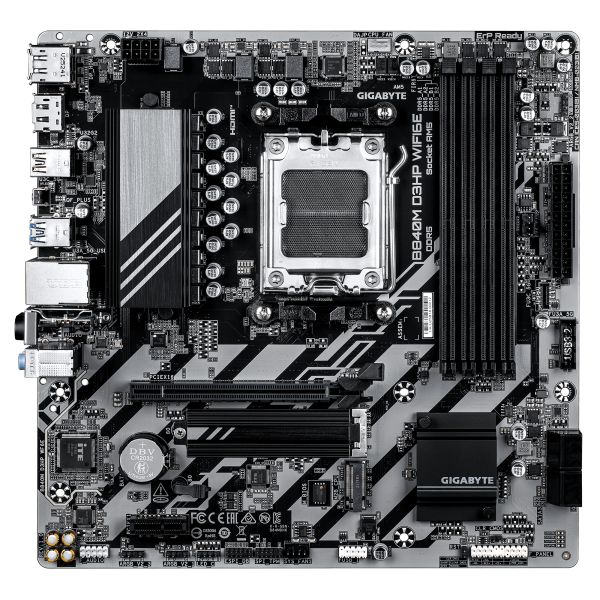 GIGABYTE B840M D3HP WIFI6E AMD B840 Socket AM5 micro ATX (B840M D3HP WF6E)