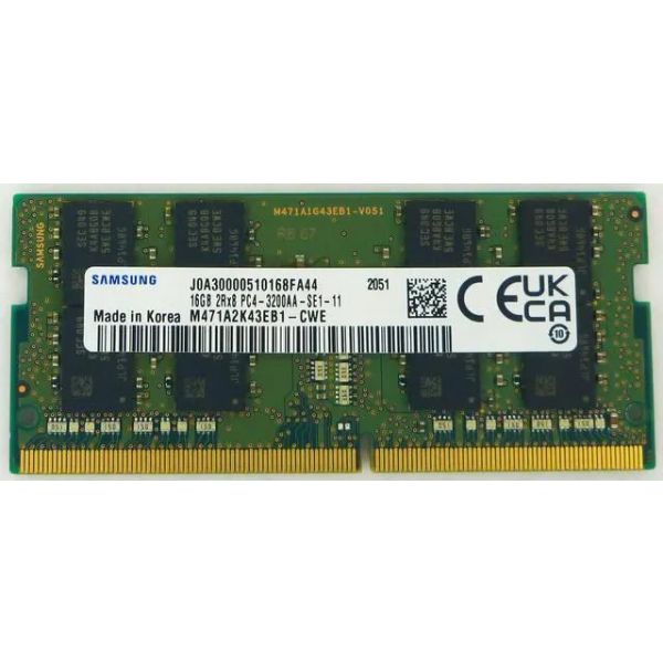 Samsung M471A2K43EB1-CWE 16GB DDR4 3200MHz PC4-25600 SODIMM geheugenmodule 1 x 16 GB 3200 MT/s 260-pin SO-DIMM (M471A2K43EB1-CWE)