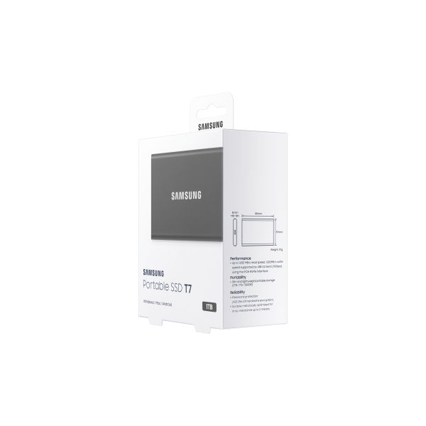 Samsung Portable SSD T7 1 TB Grijs (MU-PC1T0T/WW)