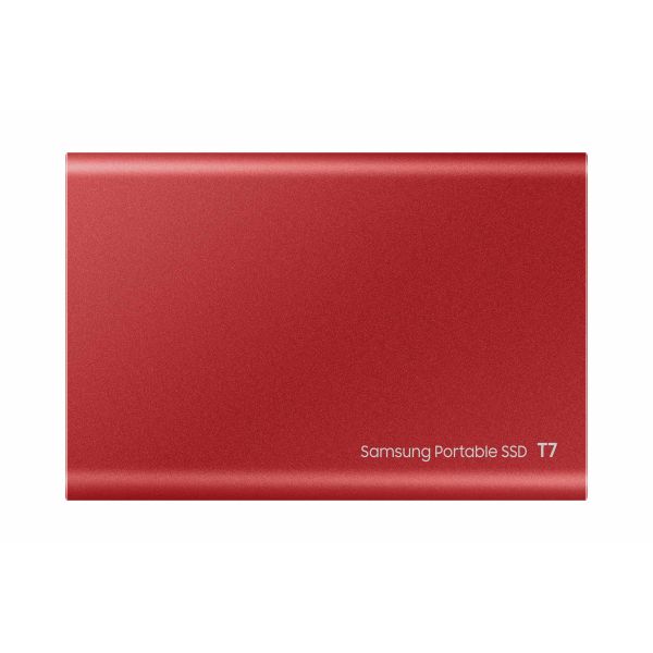 Samsung Portable SSD T7 2 TB USB Type-C 3.2 Gen 2 (3.1 Gen 2) Rood (MU-PC2T0R/WW)