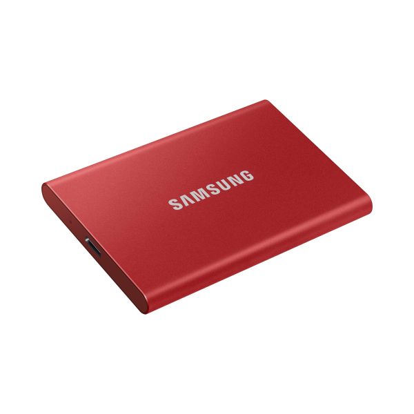 Samsung Portable SSD T7 2 TB USB Type-C 3.2 Gen 2 (3.1 Gen 2) Rood (MU-PC2T0R/WW)
