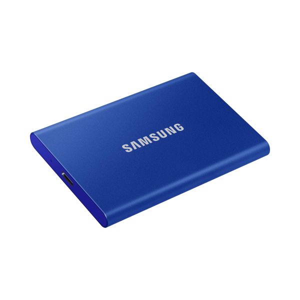 Samsung Portable SSD T7 500 GB USB Type-C 3.2 Gen 2 (3.1 Gen 2) Blauw (MU-PC500H/WW)