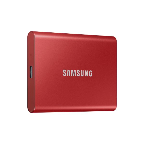 Samsung Portable SSD T7 500 GB USB Type-C 3.2 Gen 2 (3.1 Gen 2) Rood (MU-PC500R/WW)
