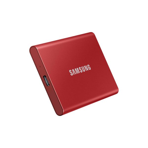 Samsung Portable SSD T7 500 GB USB Type-C 3.2 Gen 2 (3.1 Gen 2) Rood (MU-PC500R/WW)