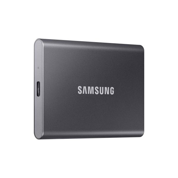 Samsung Portable SSD T7 500 GB Grijs (MU-PC500T/WW)  Samsung Portable SSD T7 500 GB Grijs (MU-PC500T/WW)