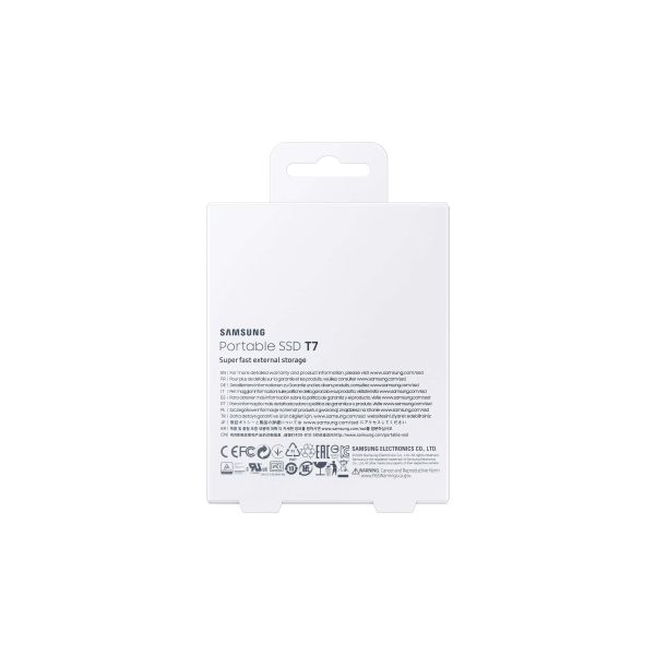 Samsung Portable SSD T7 500 GB USB Type-C 3.2 Gen 2 (3.1 Gen 2) Grijs (MU-PC500T/WW)