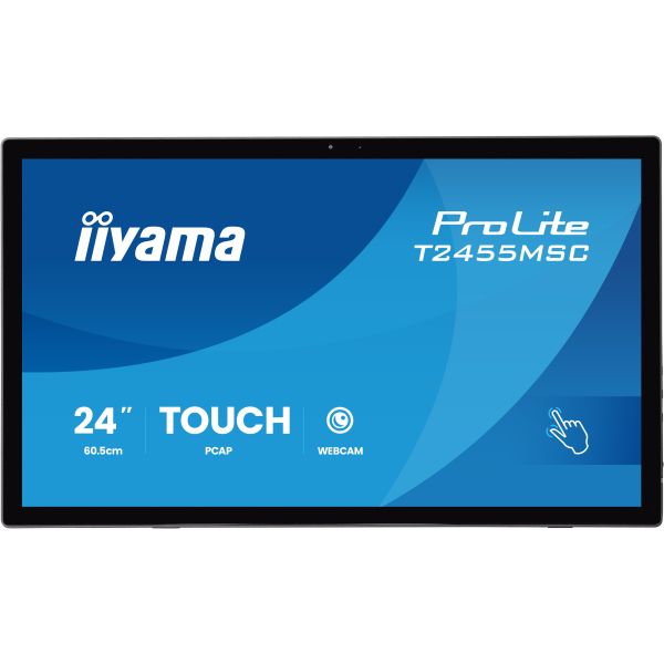iiyama ProLite T2455MSC-B2 computer monitor 60,5 cm (23.8") 1920 x 1080 Pixels Full HD Touchscreen (T2455MSC-B2)