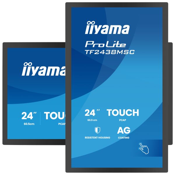 iiyama TF2438MSC-B2 aanraakbedieningspaneel 60,5 cm (23.8") 1920 x 1080 Pixels (TF2438MSC-B2)