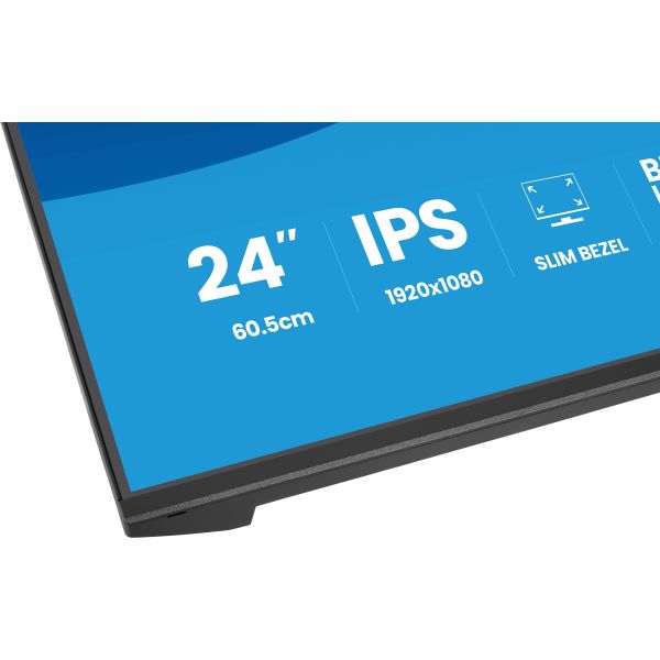 iiyama ProLite X2491H-B1 computer monitor 60,5 cm (23.8") 1920 x 1080 Pixels Full HD LCD Zwart (X2491H-B1)