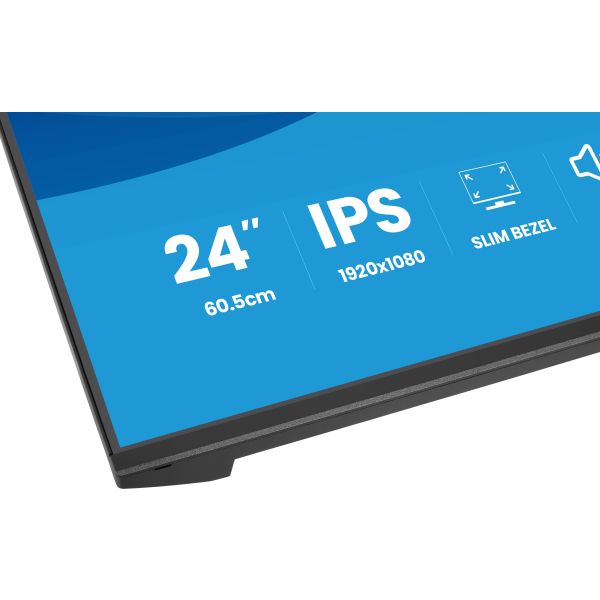 iiyama ProLite X2491HS-B1 computer monitor 60,5 cm (23.8") 1920 x 1080 Pixels Full HD LCD Zwart (X2491HS-B1)