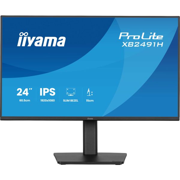 iiyama ProLite XB2491H-B1 computer monitor 60,5 cm (23.8") 1920 x 1080 Pixels Full HD LCD Zwart (XB2491H-B1)
