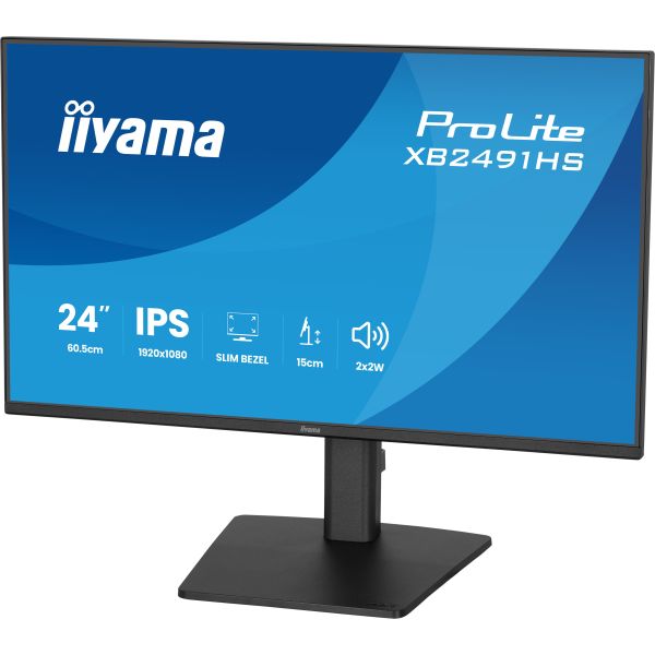 iiyama ProLite XB2491HS-B1 computer monitor 60,5 cm (23.8") 1920 x 1080 Pixels Full HD LCD Zwart (XB2491HS-B1)