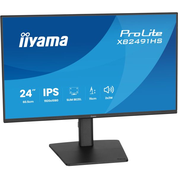 iiyama ProLite XB2491HS-B1 computer monitor 60,5 cm (23.8") 1920 x 1080 Pixels Full HD LCD Zwart (XB2491HS-B1)