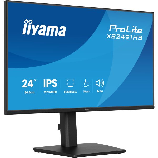 iiyama ProLite XB2491HS-B1 computer monitor 60,5 cm (23.8") 1920 x 1080 Pixels Full HD LCD Zwart (XB2491HS-B1)