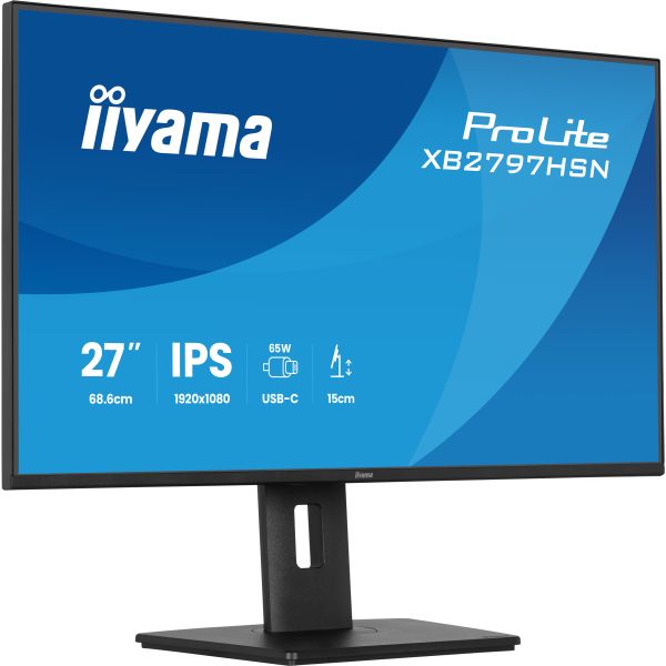 iiyama ProLite XB2797HSN-B1 computer monitor 68,6 cm (27") 1920 x 1080 Pixels Full HD LCD Zwart (XB2797HSN-B1)