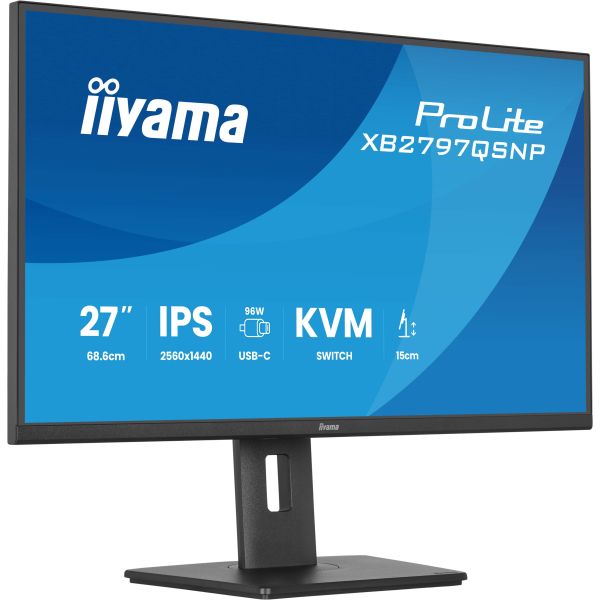iiyama ProLite XB2797QSNP-B1 computer monitor 68,6 cm (27") 2560 x 1440 Pixels Quad HD Zwart (XB2797QSNP-B1)