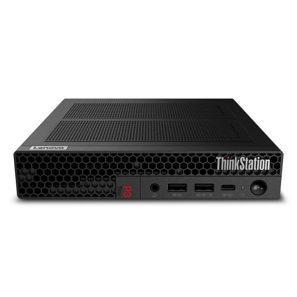 Lenovo ThinkStation P3 Tiny Intel® Core™ i5 i5-14600 32 GB DDR5-SDRAM 1 TB SSD NVIDIA RTX A400 Windows 11 Pro Mini PC Workstation Zwart (30H0009WGE)