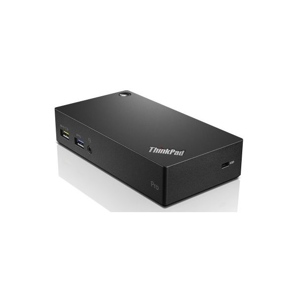 Lenovo ThinkPad USB 3.0 Pro Dock EU Bedraad USB 3.2 Gen 1 (3.1 Gen 1) Type-A Zwart (FRU03X6897)