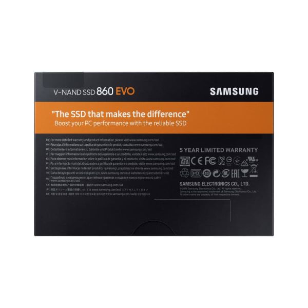 Samsung 860 EVO 1 TB 2.5" SATA III MLC (MZ-76E1T0B/EU)