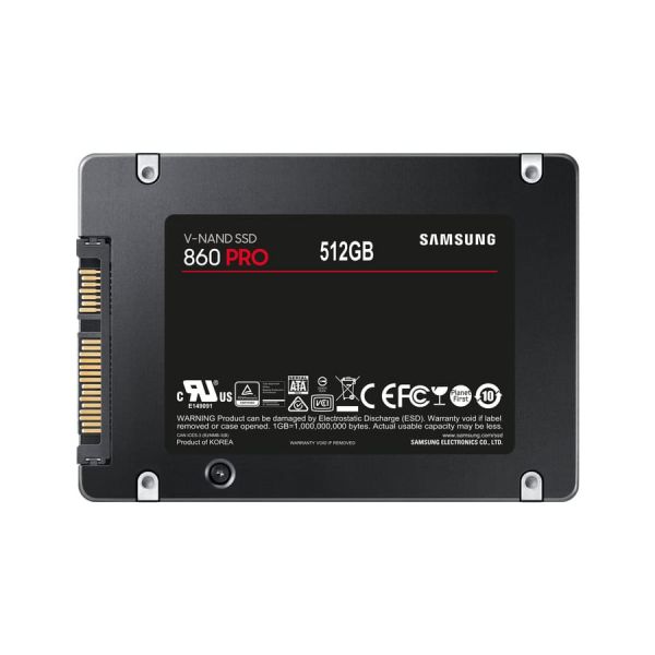 Samsung 860 PRO 512 GB 2.5" SATA III V-NAND MLC (MZ-76P512B/EU) Samsung 860 PRO 512 GB 2.5" SATA III V-NAND MLC (MZ-76P512B/EU)