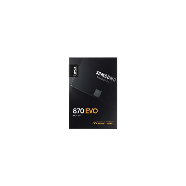 Samsung 870 EVO 250 GB 2.5" SATA III V-NAND MLC (MZ-77E250B/EU) Samsung 870 EVO 250 GB 2.5" SATA III V-NAND MLC (MZ-77E250B/EU)
