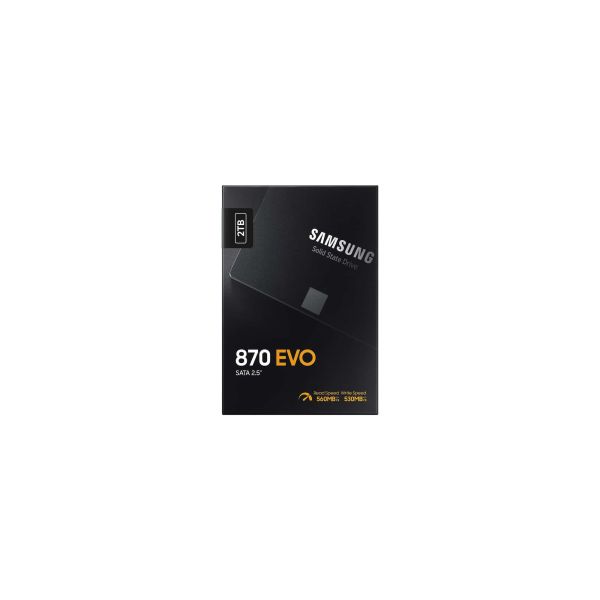 Samsung 870 EVO 2 TB 2.5" SATA III V-NAND MLC (MZ-77E2T0B/EU) Samsung 870 EVO 2 TB 2.5" SATA III V-NAND MLC (MZ-77E2T0B/EU)