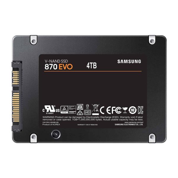 Samsung 870 EVO 4 TB 2.5" SATA III V-NAND MLC (MZ-77E4T0B/EU)