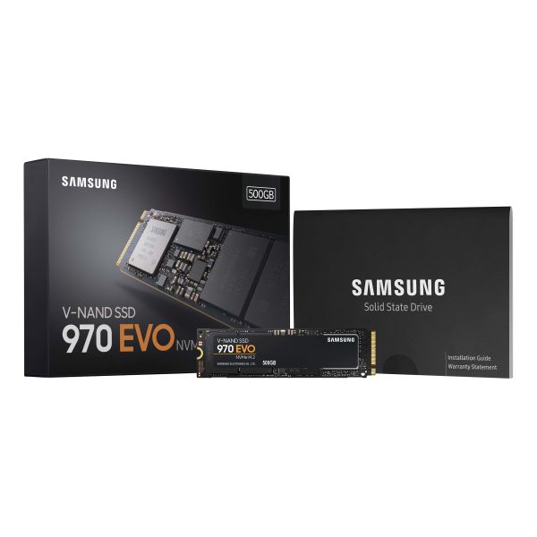 Samsung 970 EVO 500 GB M.2 PCI Express 3.0 NVMe V-NAND MLC (MZ-V7E500BW)
