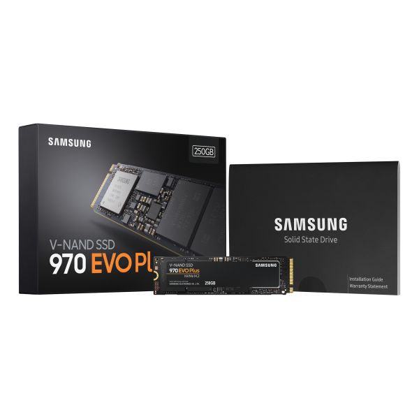 Samsung 970 EVO Plus 250 GB M.2 PCI Express 3.0 NVMe V-NAND MLC (MZ-V7S250BW)