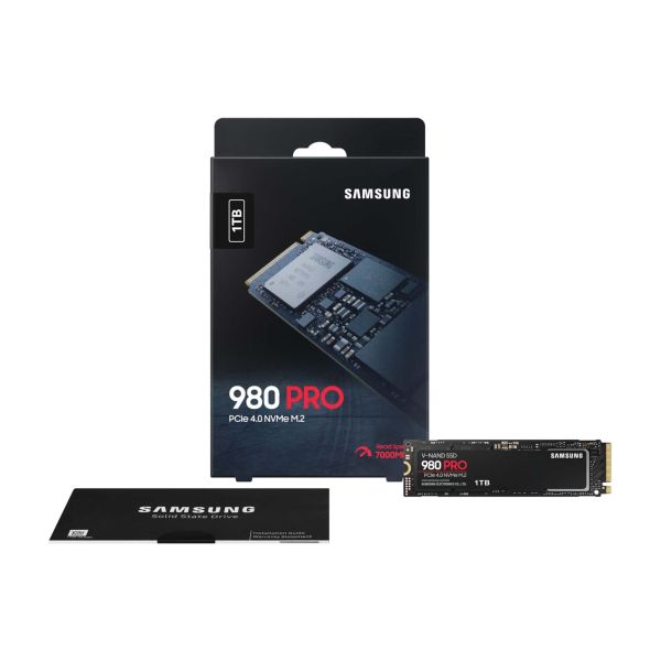 Samsung 980 PRO M.2 1000 GB PCI Express 4.0 V-NAND MLC NVMe (MZ-V8P1T0BW)