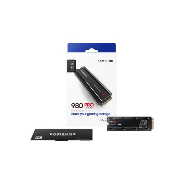 Samsung 980 Pro M.2 2000 GB PCI Express 4.0 V-NAND MLC NVMe (MZ-V8P2T0CW)