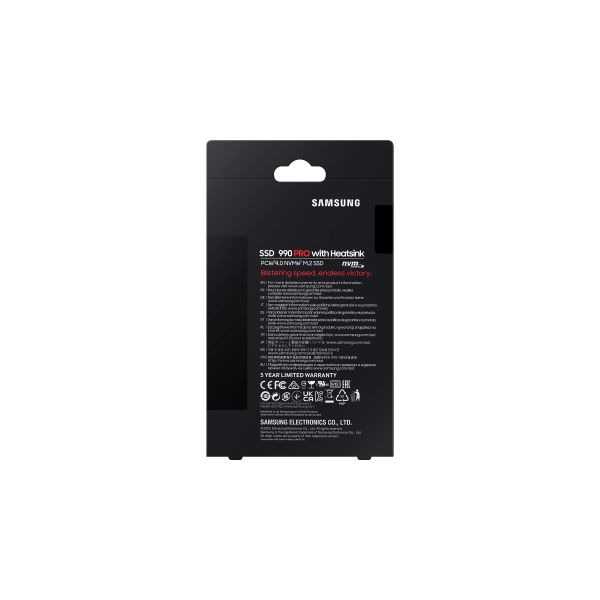 Samsung 990 PRO M.2 1000 GB PCI Express 4.0 V-NAND MLC NVMe (MZ-V9P1T0CW)
