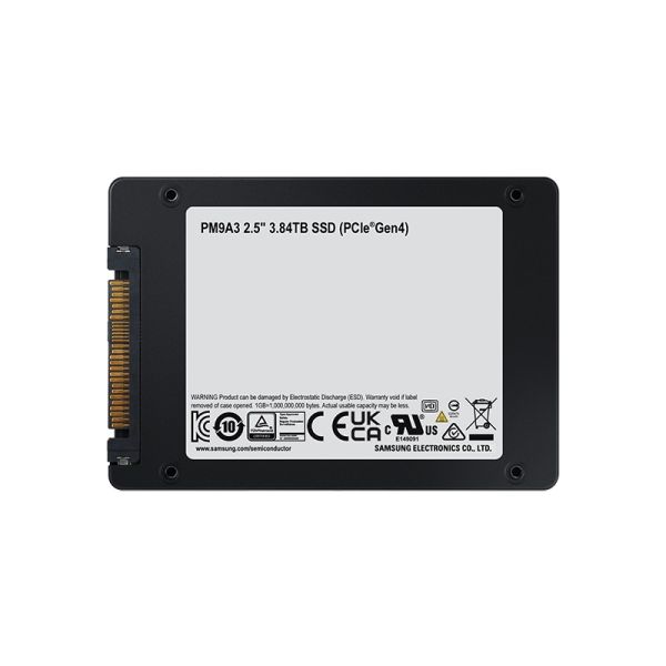 Samsung PM9A3 3,84 TB 2.5" PCI Express 4.0 NVMe V-NAND TLC (MZQL23T8HCLS-00A07)