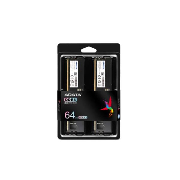 ADATA AD5U480032G-DT geheugenmodule 64 GB 2 x 32 GB DDR5 288-pin DIMM ECC (AD5U480032G-DT)