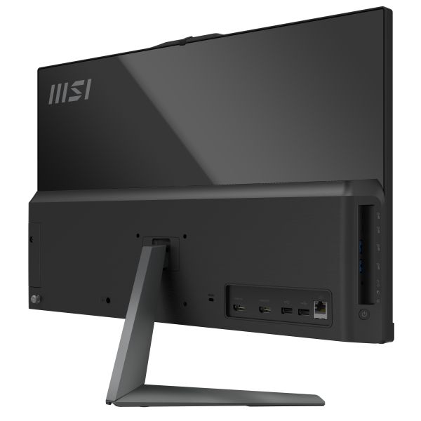 MSI Modern AM242 1M-1219EU All-in-One PC/workstation Intel Core 5 120U 60,5 cm (23.8") 1920 x 1080 Pixels Alles-in-één-pc 8 GB DDR5-SDRAM 512 GB SSD Windows 11 Pro Wi-Fi 6E (802.11ax) Zwart (MODERN AM242 1M-1219EU)