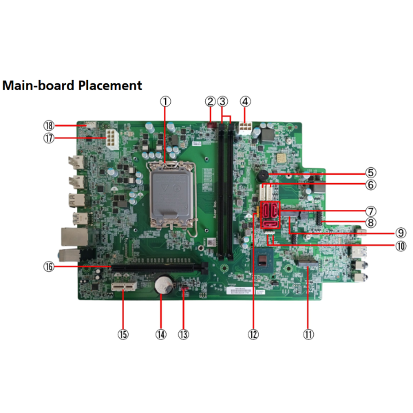 Acer MAIN BOARD.H6815 (MC.JTA11.004)