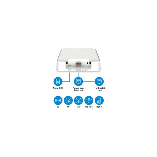 Box FRITZ! 6860 5G Router voor mobiele netwerken (20003183)