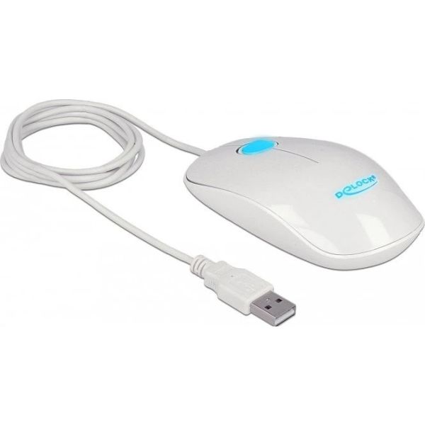 Delock Optische 3-Tasten LED Maus USB Typ-A (12537)